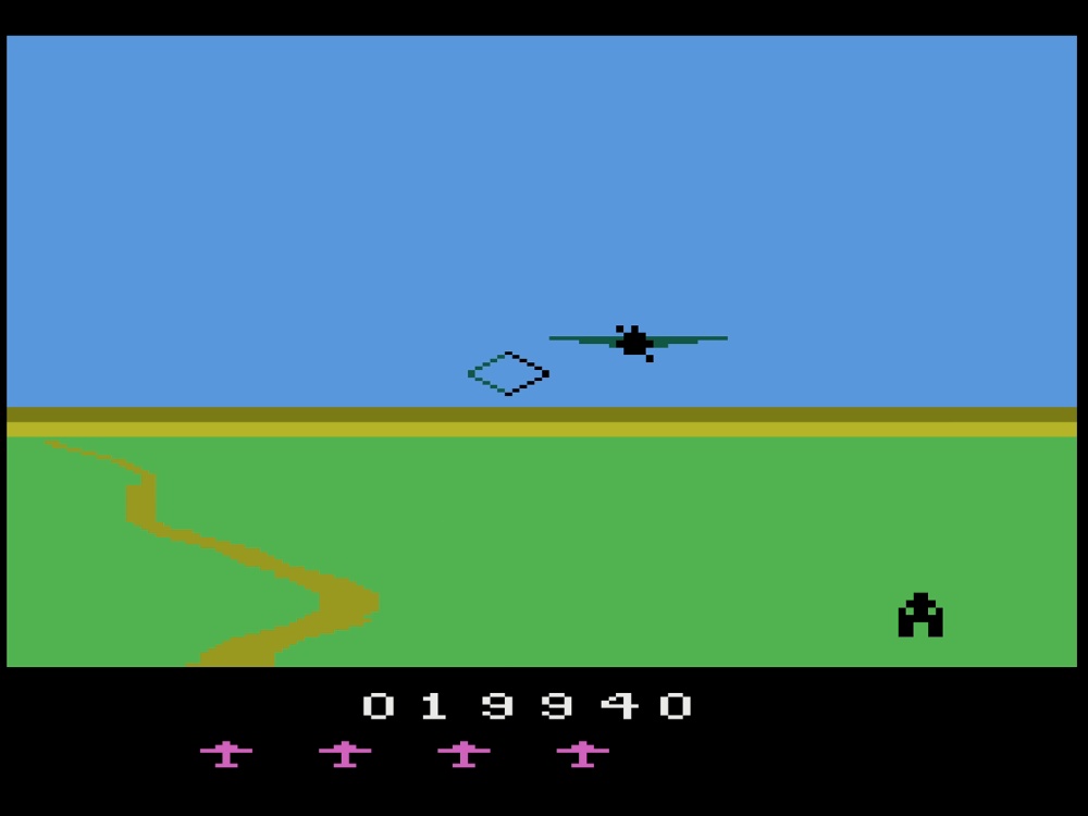Gameplay of Spitfire Attack for Atari 2600